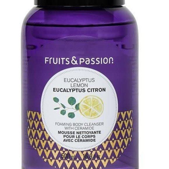 Fruit & Passion Eucalyptus Citron Foaming Body Cleanser with Ceramide 50… - Picture 2 of 2